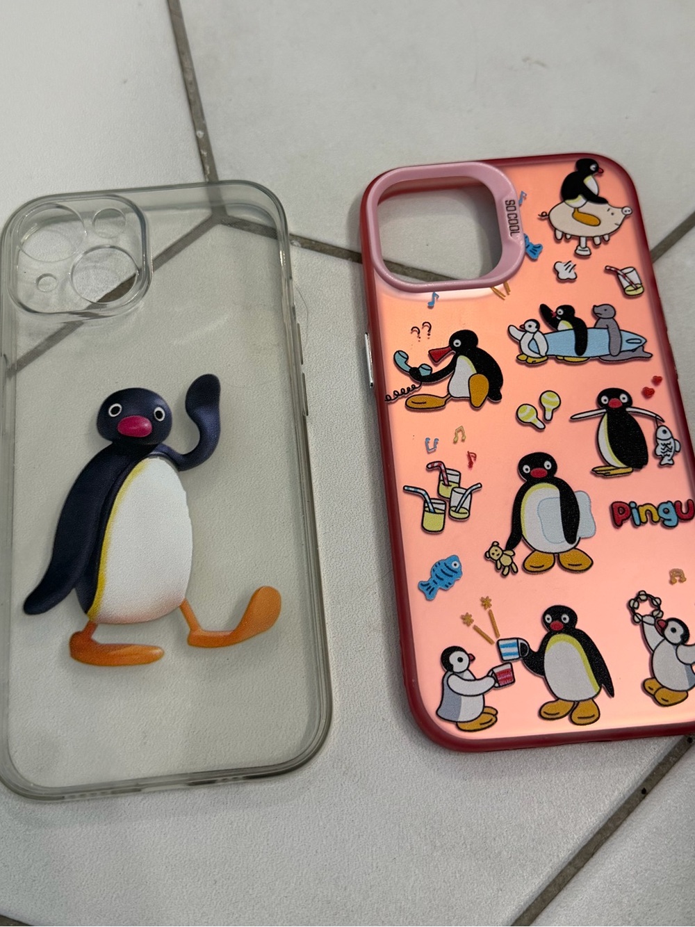 Pingu IPhone 15 case lot of 2